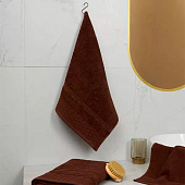  Полотенце Fine Line "Уютный дом", 50х90 см, махра, каштановый 