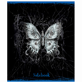 Тетрадь А5 48л скрепка клетка "S" Паутина, премиум 4+4+ламинация+УФ выборочный (песок), микс, 023850 Тетрадь А5 48л скрепка клетка "S" Паутина, премиум 4+4+ламинация+УФ выборочный (песок), микс, 023850