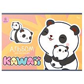 Альбом для рисования А5 8л, BG Kawaii, 10946 Альбом для рисования А5 8л, BG Kawaii, 10946