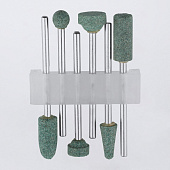 Набор кругов шлифовальных карбид кремния, 6шт/STAYER Набор кругов шлифовальных карбид кремния, 6шт/STAYER