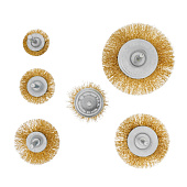 Набор щеток д/дрели со шпильками Matrix (уп. 6шт) Набор щеток д/дрели со шпильками Matrix (уп. 6шт)