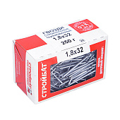 Гвозди строительные 1,8x32 бел цинк ( 0,25 кг)