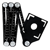 Линейка-шаблон для переноса отверстий на плитку Vertextools 6х12см 