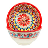 Пиала 11,5см Красный Мехроб большая 0729 керам. 117510 Пиала 11,5см Красный Мехроб большая 0729 керам. 117510