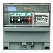 Счётчик электроэнергии Меркурий 201.5, однофазный, 5-60А Счётчик электроэнергии Меркурий 201.5, однофазный, 5-60А