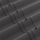 Лист Ондулин Смарт 1.95х0.95м серый Лист Ондулин Смарт 1.95х0.95м серый