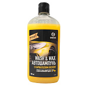 Автошампунь GRASS Wash & Wax с карнаубским воском 500мл Автошампунь GRASS Wash & Wax с карнаубским воском 500мл