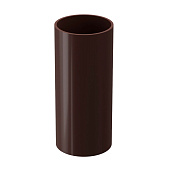 Труба водосточная Docke PREMIUM d85х1000мм, Шоколад Ral:8019 Труба водосточная Docke PREMIUM d85х1000мм, Шоколад Ral:8019