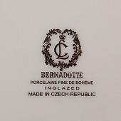 Тарелка мелкая 25 см Thun Bernadotte декор "Синие мелкие цветы" Тарелка мелкая 25 см Thun Bernadotte декор "Синие мелкие цветы"
