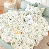  Комплект постельного белья 2 спальный Cleo сатин набивной Satin de Luxe 22/1087-SK 