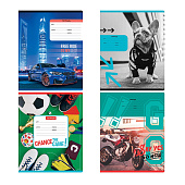 Тетрадь 18л MIX-12 Мальчики, клетка, Т5ск18 11713 Тетрадь 18л MIX-12 Мальчики, клетка, Т5ск18 11713