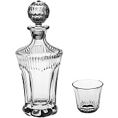 Набор для виски Crystal Bohemia, 1 штоф 850 мл + 6 стаканов (300 мл) БПХ109 Набор для виски Crystal Bohemia, 1 штоф 850 мл + 6 стаканов (300 мл) БПХ109