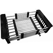 Коландер (корзина) раздвижной для моек пластик/нерж.сталь черный KSBL-01 РМС Коландер (корзина) раздвижной для моек пластик/нерж.сталь черный KSBL-01 РМС