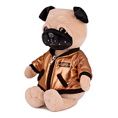 Мягкая игрушка Mopsy, Мопс Мопси в бомбере, 20 см, в коробке Мягкая игрушка Mopsy, Мопс Мопси в бомбере, 20 см, в коробке