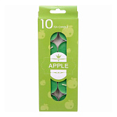  Свечи чайные в наборе 10шт "Яблочный Бум" 