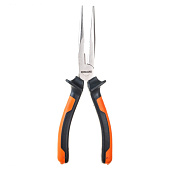 Длинногубцы прямые 160мм, двухкомпонентные рукоятки, FINLAND Длинногубцы прямые 160мм, двухкомпонентные рукоятки, FINLAND