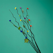 Интерьерный декор из бамбука, цветы пластик 200 см сиреневый 7779957 Интерьерный декор из бамбука, цветы пластик 200 см сиреневый 7779957