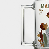 Кружка стеклянная «Фитнес. Мама», 320 мл 10335304 Кружка стеклянная «Фитнес. Мама», 320 мл 10335304