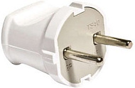 Эл.вилка б/з бел.6А А113 "У" Эл.вилка б/з бел.6А А113 "У"