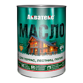 Акватекс масло для террас, лестниц, полов 0,75 л тик Акватекс масло для террас, лестниц, полов 0,75 л тик