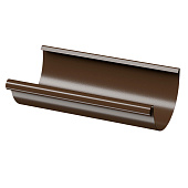 Docke STAL STANDARD Желоб полукруглый D125 3 м RAL 8017, коричневый