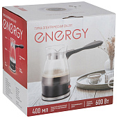 Турка электрическая Energy EN-297 стеклянная 600Вт 0,4л Турка электрическая Energy EN-297 стеклянная 600Вт 0,4л