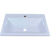 Раковина Океан 60 литьевой мрамор (для тумбы Кейптаун 60) белый Раковина Океан 60 литьевой мрамор (для тумбы Кейптаун 60) белый