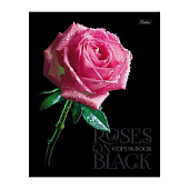 Тетрадь 96л. А5 скрепка, клетка мат.лам. 3Dлак Roses on black серия (6/60) /96Т5лолВ1 Хат/ Тетрадь 96л. А5 скрепка, клетка мат.лам. 3Dлак Roses on black серия (6/60) /96Т5лолВ1 Хат/