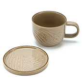 Чайная пара Dolce Ceramo. «Песчаный берег», 10278387 Чайная пара Dolce Ceramo. «Песчаный берег», 10278387