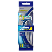 Станок для бритья одноразовый GILLETTE BLUE SIMPLE III, 4 шт Станок для бритья одноразовый GILLETTE BLUE SIMPLE III, 4 шт