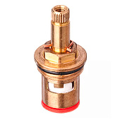 Кран-букса для смесителя 1/2" 24шл. шток 8х6мм 90° металлокерамика 575-068