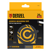 Рулетка геодезическая 20мх15мм, закрытый корпус, фиберглассовая лента, Denzel Рулетка геодезическая 20мх15мм, закрытый корпус, фиберглассовая лента, Denzel
