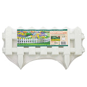 Ограждение Палисадник белый 1,9м Ограждение Палисадник белый 1,9м