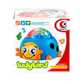 Божья коровка (свет, звук, движение) на веревочке, 16х13 см, пакет, 6622 Божья коровка (свет, звук, движение) на веревочке, 16х13 см, пакет, 6622