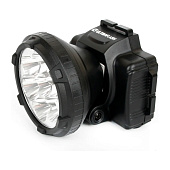 Фонарь налобный аккумуляторный LED 5362 7LED 2 режима, черный Ultraflash 11256 Фонарь налобный аккумуляторный LED 5362 7LED 2 режима, черный Ultraflash 11256