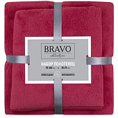  Комплект полотенец НВ Смарт м0811_S14 30х60 + 65х130 борд 