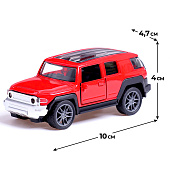 Машина металлическая Автоград "Джип", 1:36, инерция, открываются двери, красный, 10292555 Машина металлическая Автоград "Джип", 1:36, инерция, открываются двери, красный, 10292555