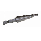 Сверло по металлу шаговое 4-12 мм (5 ступ.) Hardcore Сверло по металлу шаговое 4-12 мм (5 ступ.) Hardcore