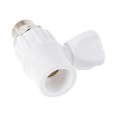  Шаровый кран для радиатора прямой 25х3/4" PPR 