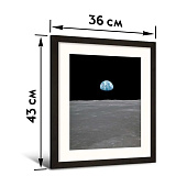 Постер в раме Земля 33х40
