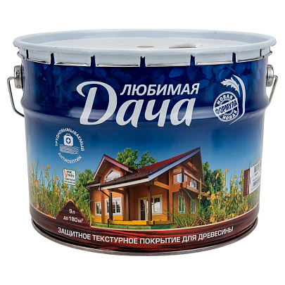  "Любимая дача" -текстурное покрытие 9 л орех 