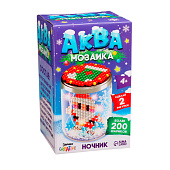 Аквамозаика "Снежная баночка", дедушка мороз, более 200 шариков   9540960