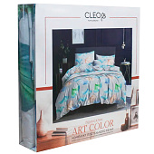 Комплект постельного белья 2 спальный Cleo Art Color полисатин 20/172-AC Комплект постельного белья 2 спальный Cleo Art Color полисатин 20/172-AC