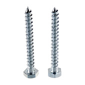 Болт сантехнический оцинк. DIN 571 6х 50 (4 шт) Болт сантехнический оцинк. DIN 571 6х 50 (4 шт)