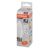 Лампа LED 10Вт Е27, свеча, 4000К нейтр. бел. OSRAM