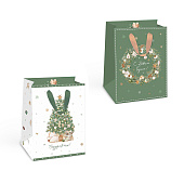 Пакет декоративный с эффектом 14х19х9 (NY 07-22560 Christmas woodland)