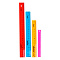  Набор 4 линейки Calligrata "Neon" 7503721 