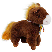 Игрушка мягкая Пони Цвет: коричневая Размер: 23см Игрушка мягкая Пони Цвет: коричневая Размер: 23см