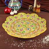 Ляган рифленый Риштанская Керамика, 40см, микс 2967703 Ляган рифленый Риштанская Керамика, 40см, микс 2967703