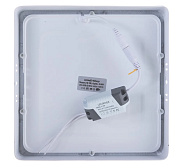  Светильник настен-потол накладной LED SDL 18Вт 6500К квадрат белый (210х28) /Smartbuy 